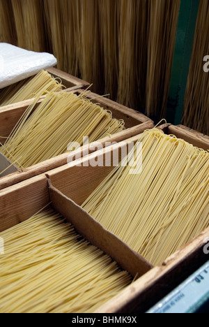 Family owned and run pasta factory in Lari, Italy: Martelli Famiglia di pastai Stock Photo