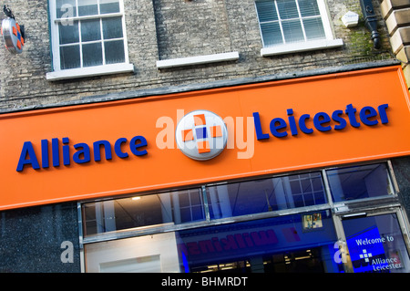 Alliance and Leicester branch. Stock Photo