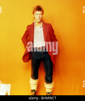 DAVID BOWIE - UK rock musician about 1975 Stock Photo