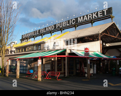 Granville Island Public Market, Vancouver, BC, Canada Stock Photo