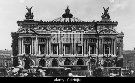 geography / travel, France, Paris, opera house, exterior view, circa 1930, Stock Photo