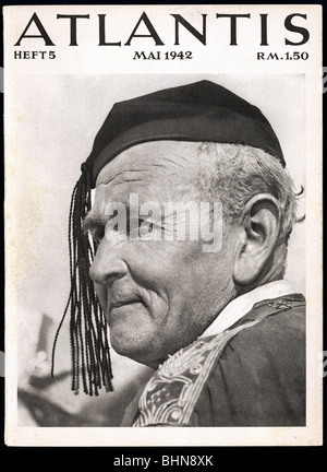 press / media, journals / magazines, 'Atlantis', 14th volume, number 5, Berlin, May 1942, title, Swabian Farmer from the Ries, Stock Photo