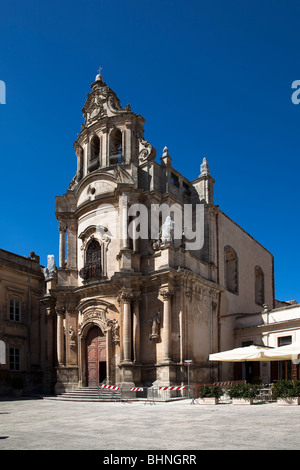 The Chiesa San Giuseppe front view, Ibla Ragusa, Sicily Stock Photo