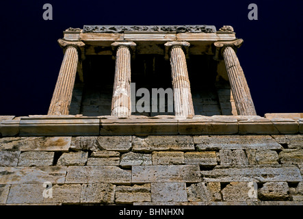 Temple of Athena Nike, Athena Nike, goddess of war, goddess of wisdom, Acropolis, city of Athens, Athens, Attica, Greece Stock Photo