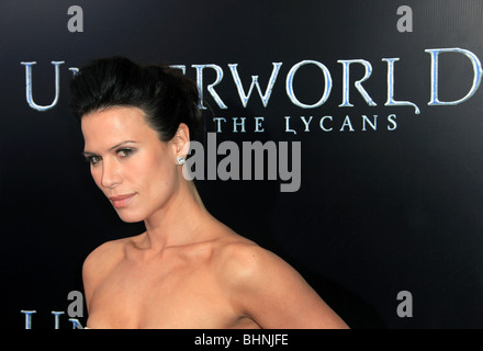 RHONA MITRA UNDERWORLD: RISE OF THE LYCANS WORLD PREMIERE HOLLYWOOD LOS ANGELES CA USA 22 January 2009