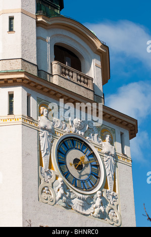The Art Nouveau architecture of Volksbad in Munich, Germany Stock Photo