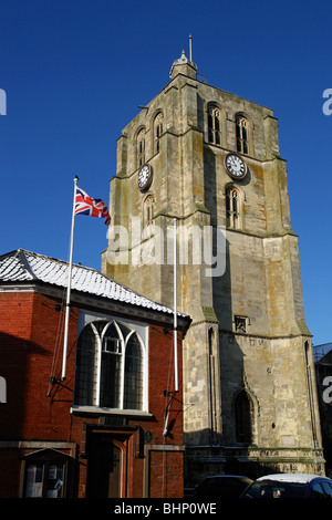 Tower of St Michael's Church, Beccles, Suffolk Stock Photo