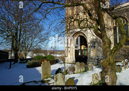 Church Porch, St Michael's Beccles, Suffolk, England Stock Photo