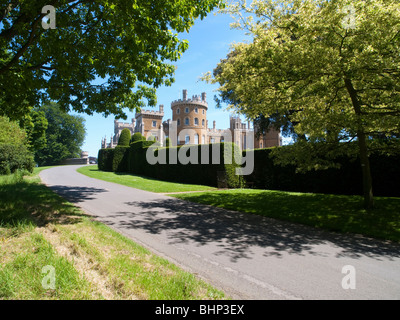 Belvoir Castle and Gardens, near Grantham in Leicestershire England UK