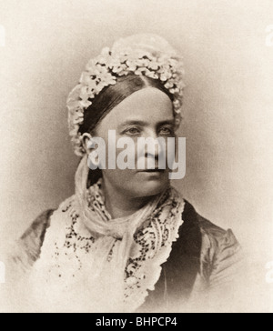 Delia Tudor Stewart,1816 -1898. Mother of Charles Stewart Parnell. Stock Photo