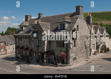 Bankes Arms Hotel Corfe Castle Stock Photo