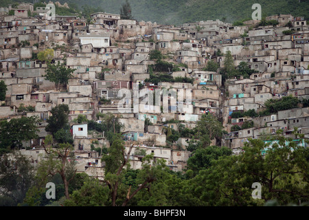 Haiti, Port-au-Prince, Slum of Cite Soleil, arial view Stock Photo - Alamy