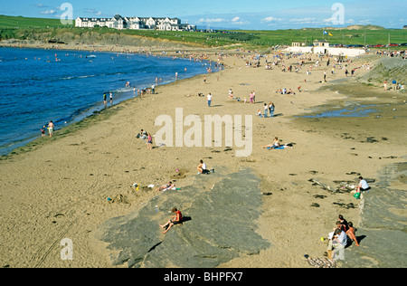beach of Bundoran, Co. Donegal, Republic of Ireland Stock Photo