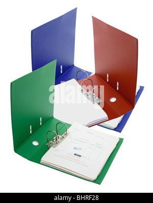 Ring Binders Stock Photo