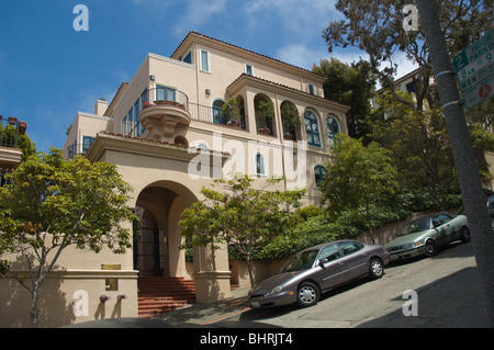 Apartments on Telegraph Hill, San Francisco Stock Photo