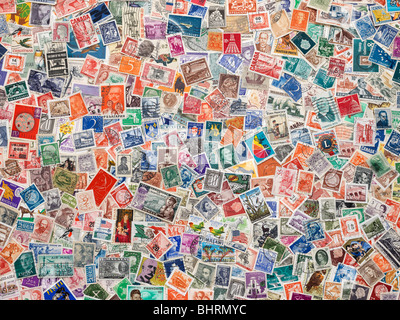 international postage stamps of the world, still life collection