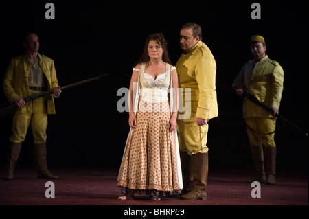 Welsh National Opera production of Carmen by Bizet at Wales Millennium Centre Cardiff South Wales UK Stock Photo