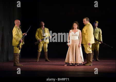 Welsh National Opera production of Carmen by Bizet at Wales Millennium Centre Cardiff South Wales UK Stock Photo