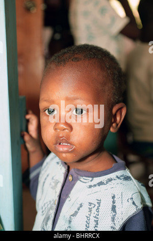 From Haitian orphanage in Jacmel Stock Photo