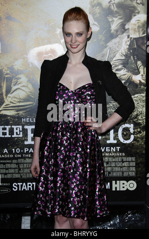 DEBORAH ANN WOLL THE PACIFIC HBO LOS ANGELES PREMIERE HOLLYWOOD LOS ANGELES CA USA 24 February 2010 Stock Photo
