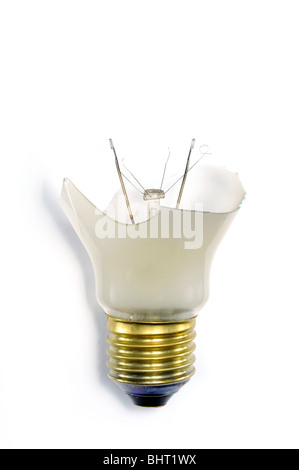 A broken light bulb Stock Photo