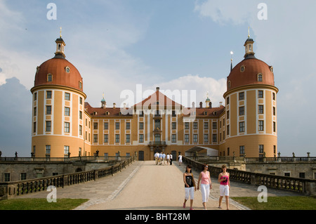 Schloss Moritzburg, Dresden, Sachsen, Deutschland | Castle Moritzburg, Dresden, Germany Stock Photo