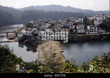 Wangkou village in Wuyuan, Jiangxi Province, China. Stock Photo