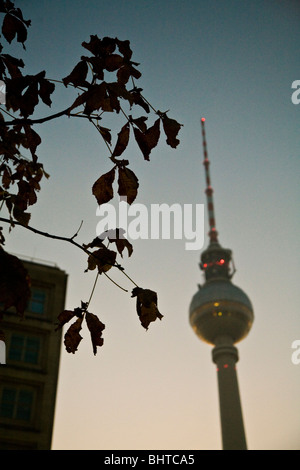 Tv Tower  Berlin Germany Stock Photo