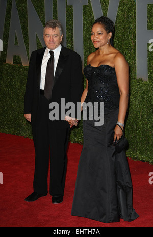 ROBERT DE NIRO GRACE HIGHTOWER 2009 VANITY FAIR OSCAR PARTY WEST HOLLYWOOD LOS ANGELES CA USA 22 February 2009 Stock Photo