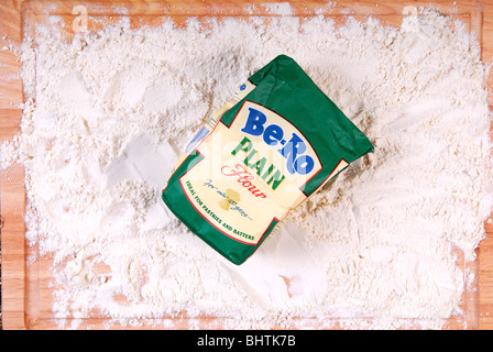 BE-RO Plain Flour. Stock Photo