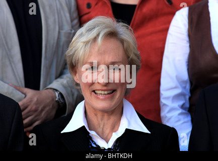 GLENN CLOSE GLENN CLOSE HONORED WITH A STAR ON THE HOLLYWOOD WALK OF FAME HOLLYWOOD LOS ANGELES CA USA 12 January 2009 Stock Photo