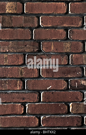 Grunge styled brick wall showing lots of texture. Stock Photo