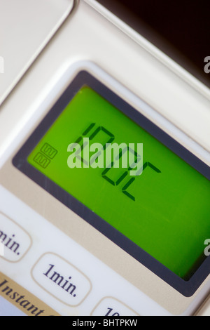 microwave oven display Stock Photo