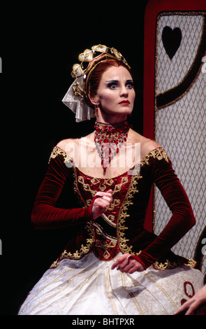 Dancer Lisa Pavane performing in Derek Deane's production of Alice In Wonderland for English National Ballet. Stock Photo