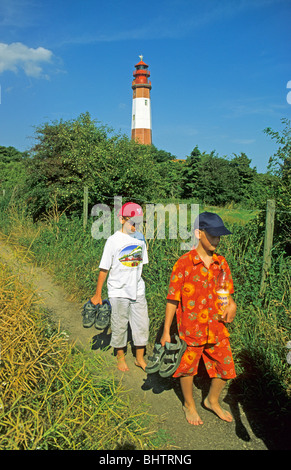 Lighthouse Of Fluegge On The Island Of Fehmarn, Baltic Sea Coast 