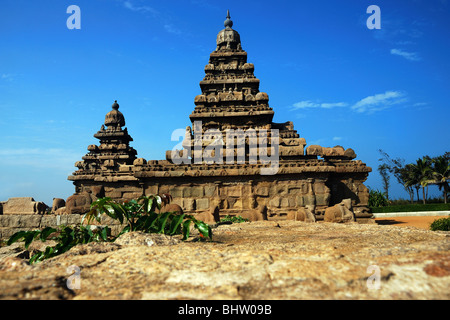 Sea Shoare Temple, Mahabalipuram,Chennai India Stock Photo