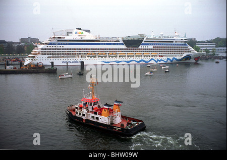 The passenger ship Aida Diva in the harbour in Gothenburg, Sweden Stock Photo