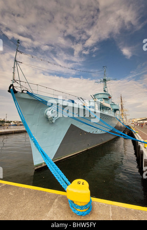 ORP Blyskawica WW2 Museum Warship At Waterfront In Gdynia, Pomerania ...