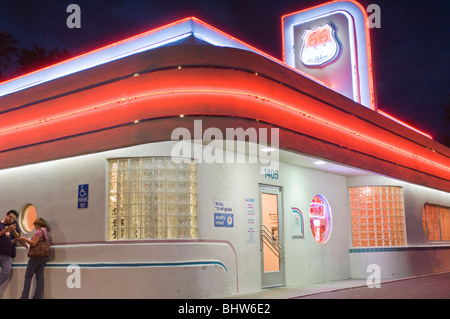 The 66 Diner along historic Route 66 Albuquerque, New Mexico. Stock Photo