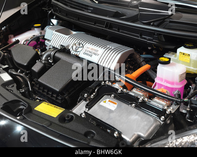 2010 Toyota Prius Hybrid Synergy Drive Engine Stock Photo