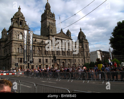 British Superbikes PR event George Square Glasgow Stock Photo