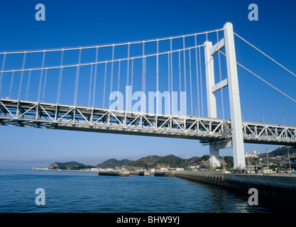 Seto-Ohashi Bridge, Kurashiki, Japan Stock Photo