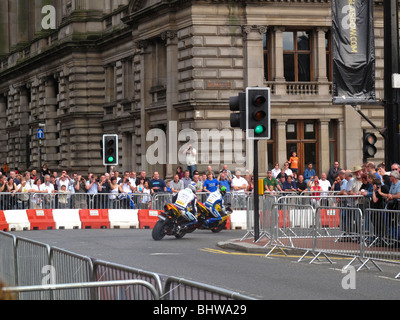 British Superbikes PR event George Square Glasgow Stock Photo