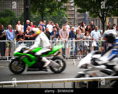 British Superbikes PR event George Square Glasgow Stock Photo