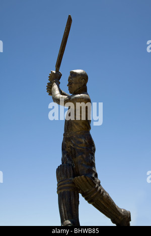 Statue of Sir Garfield Sobers, Kensington Oval, Bridgetown, Barbados Stock Photo