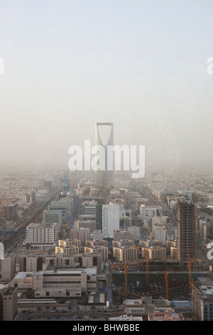 View of Kingdom tower Riyadh Saudi Arabia Stock Photo