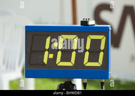 Digital timer in racetrack Beirut Lebanon Middle East Asia Stock Photo