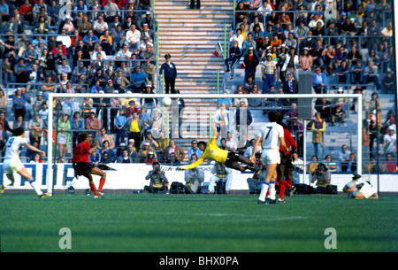 World Cup 1974 Italy 3 Haiti 1 Henry Francillon (Haiti goalkeeper ...