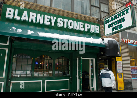 The Blarney Stone Pub in Lower Manhattan in New York Stock Photo