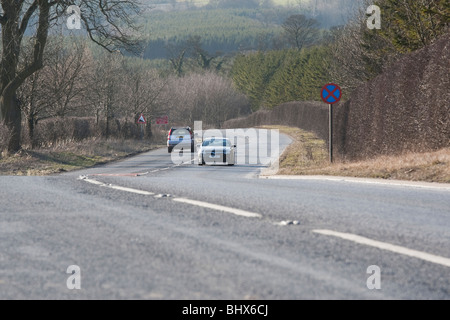 View down Garrowby hill, Yorkshire Stock Photo